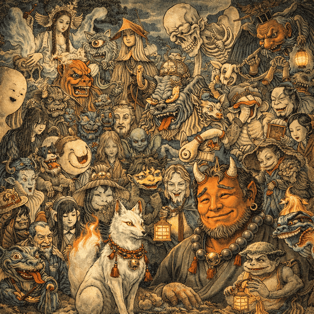 Mizuki Shigeru Road yokai gathering